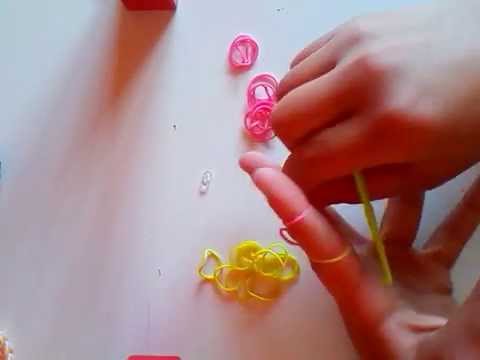 Uma maneira simples de fazer pulseiras de elásticos